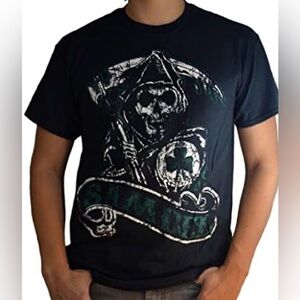 Sons of Anarchy SAMBEL Men's Black Graphic T-Shirt Size M